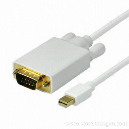 Mini DP Male to VGA Male, simple and elegant